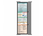 WhiteCoat Clipboard® Trifold - Silver Physical Therapy Edition